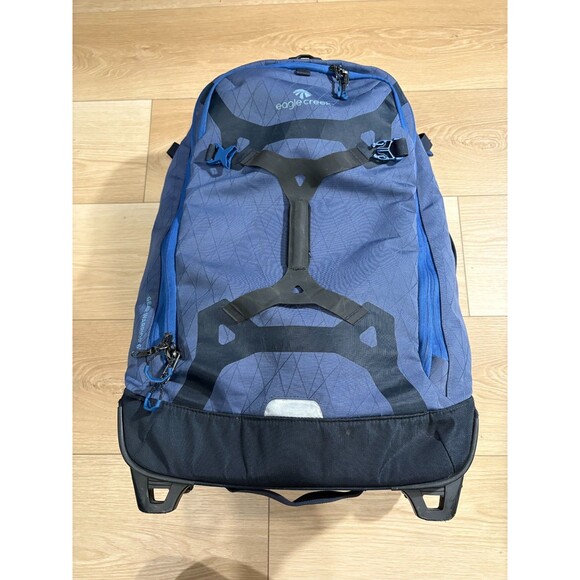 Eagle Creek Gear Wheeled Rolling Trolley Bag Water-Resistant Blue/Black 25" - Picture 1 of 12